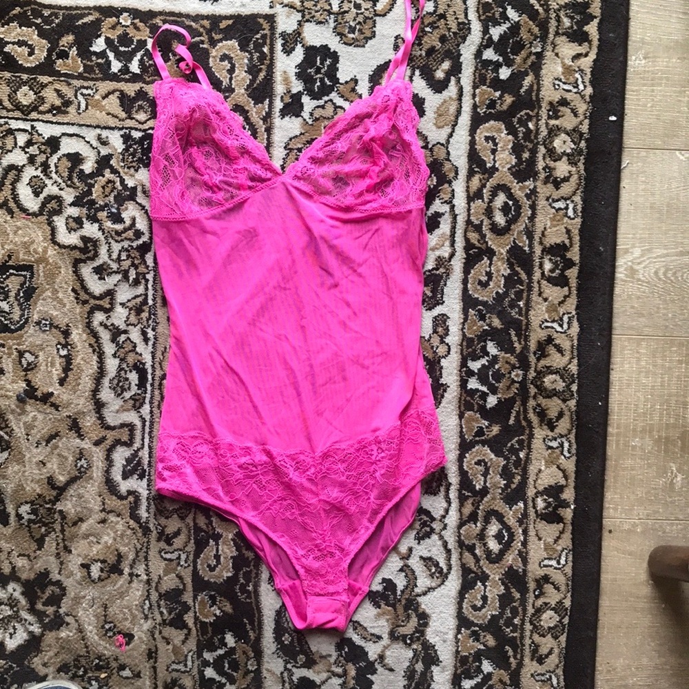 Pink bodysuit